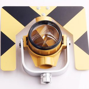 Yellow Color Single Tilt Prism & Bag For Topcon Total Station