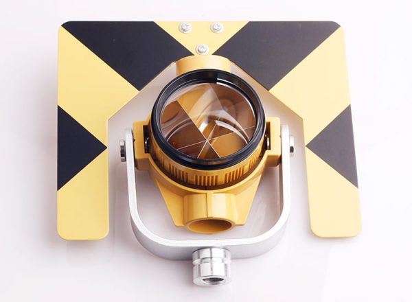 Yellow Color Single Tilt Prism & Bag For Topcon Total Station