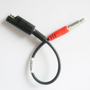 A00302 SAE + 5 Pin Power Cable for Topcon Hiper & Hiper Lite GPS to SAE 2-pin connector