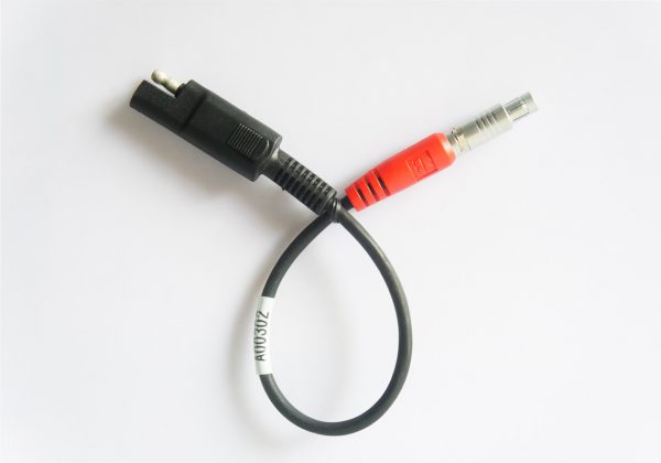A00302 SAE + 5 Pin Power Cable for Topcon Hiper & Hiper Lite GPS to SAE 2-pin connector